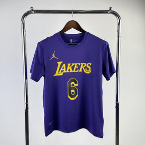 Camiseta NBA Los Angeles Lakers LeBron James 6 DRI-FIT Roxa