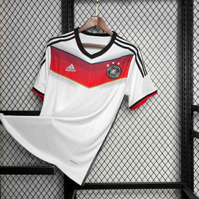 Camisa Seleção Alemanha Home 2014/15 - Adidas Retrô Masculina - Branca/Vermelha