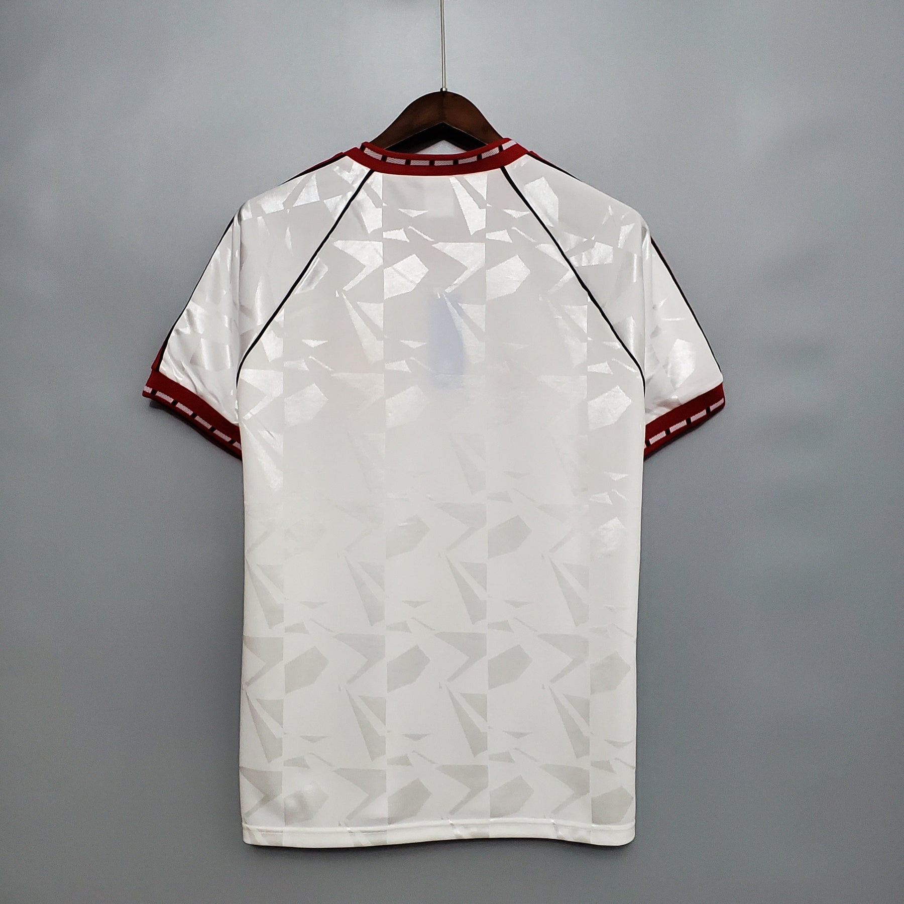 Camisa Manchester United Away 1991 - Adidas Retrô Masculina - Branca/Vermelha