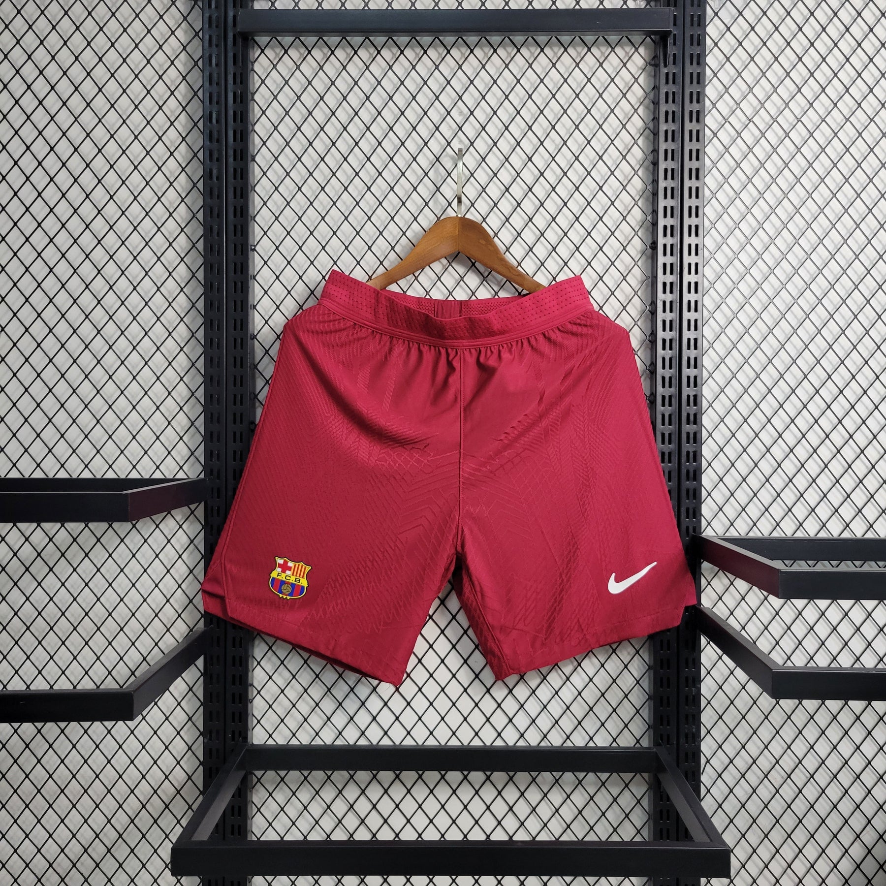 Shorts Barcelona Home 2023/24 - Nike Jogador Masculina - Vermelha/Azul