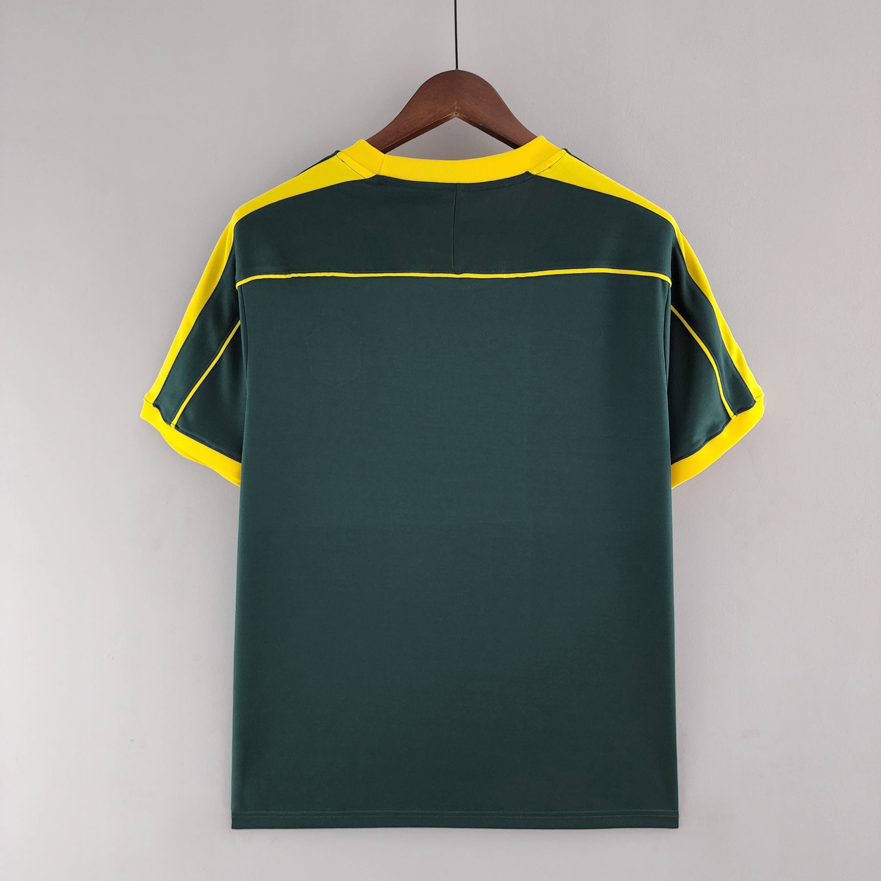 Camisa Seleção Brasil Goleiro 1998 - Nike Retrô Masculina - Verde/Amarela