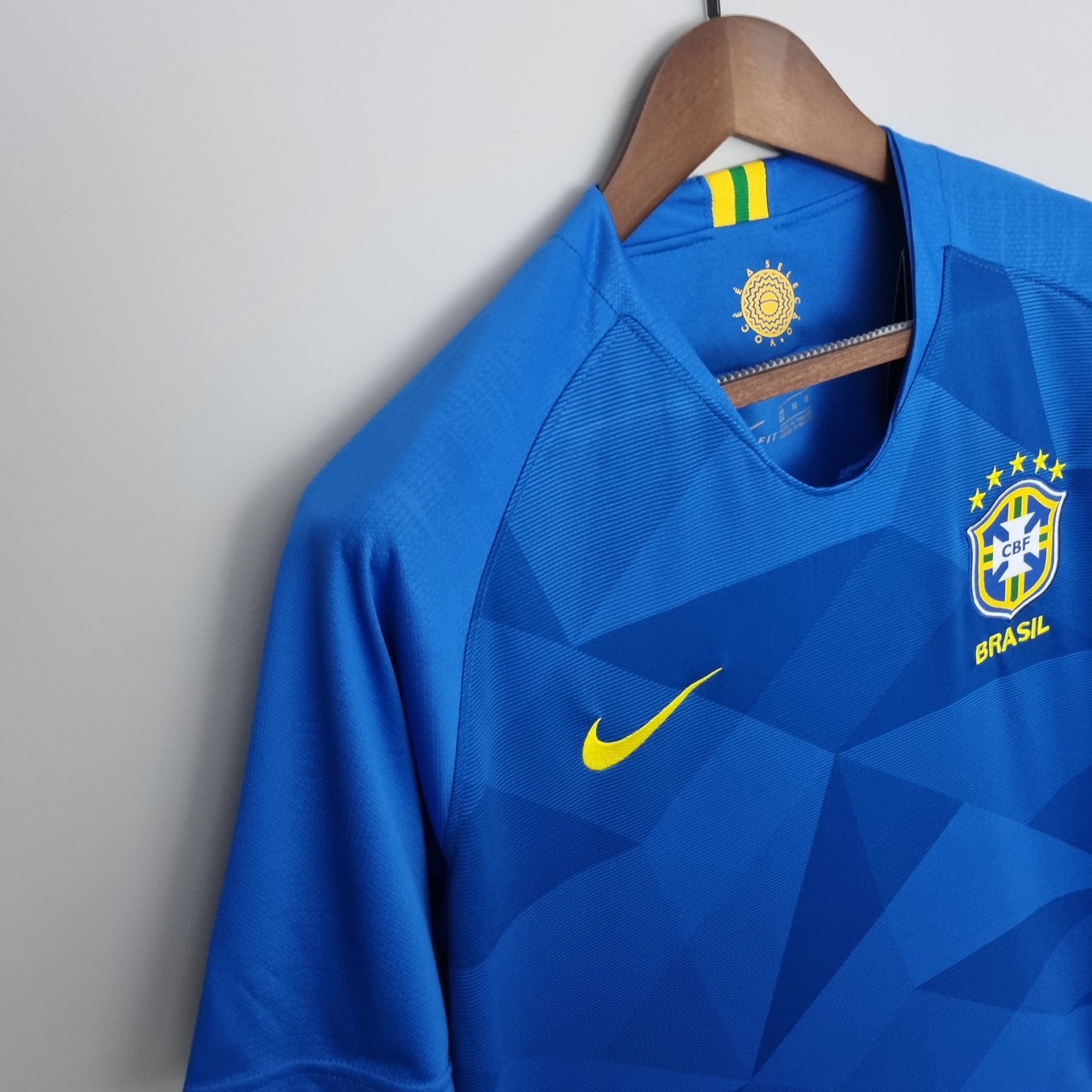 Camisa Seleção Brasil Away 2018 - Nike Retrô Masculina - Azul