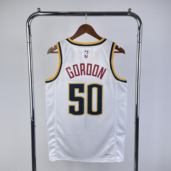 Regata NBA Denver Nuggets Association Edition 23/24 Aaron Gordon Branca