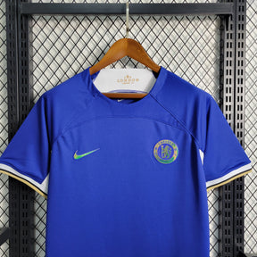 Camisa Chelsea Home 2023/24 - Nike Torcedor Masculina - Azul/Branca