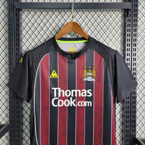 Camisa Manchester City Away 2008/09 - Retrô Masculina - Vermelha/Preta