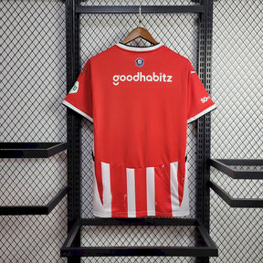 Camisa PSV Home 2024/25 - Puma Torcedor Masculina - Vermelha/Branca