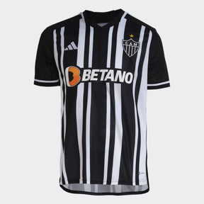 Camisa Atlético Mineiro I 23/24 Preta/Branca Masculina