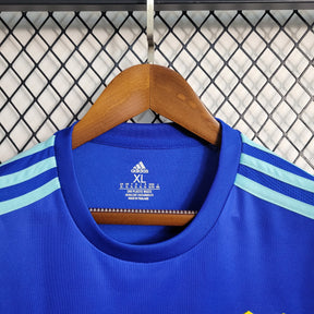 Camisa Boca Juniors Away 2023/24 - Adidas Torcedor Masculina - Azul/Amarela