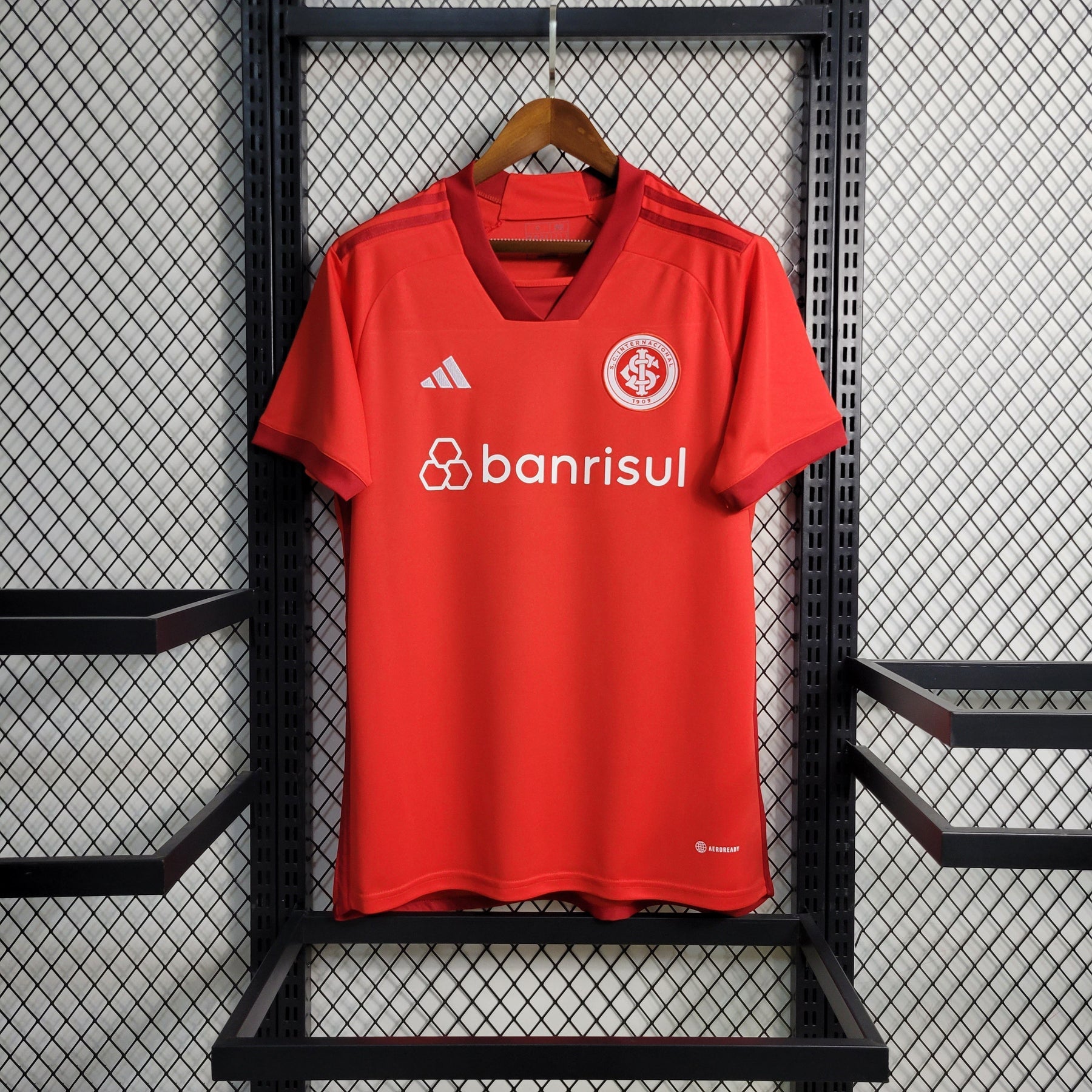 Camisa Internacional Home 2023/24 - Adidas Torcedor Masculina - Vermelha