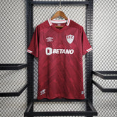 Camisa Fluminense 2023/24 - Umbro Torcedor Masculina - Bordo/Branca