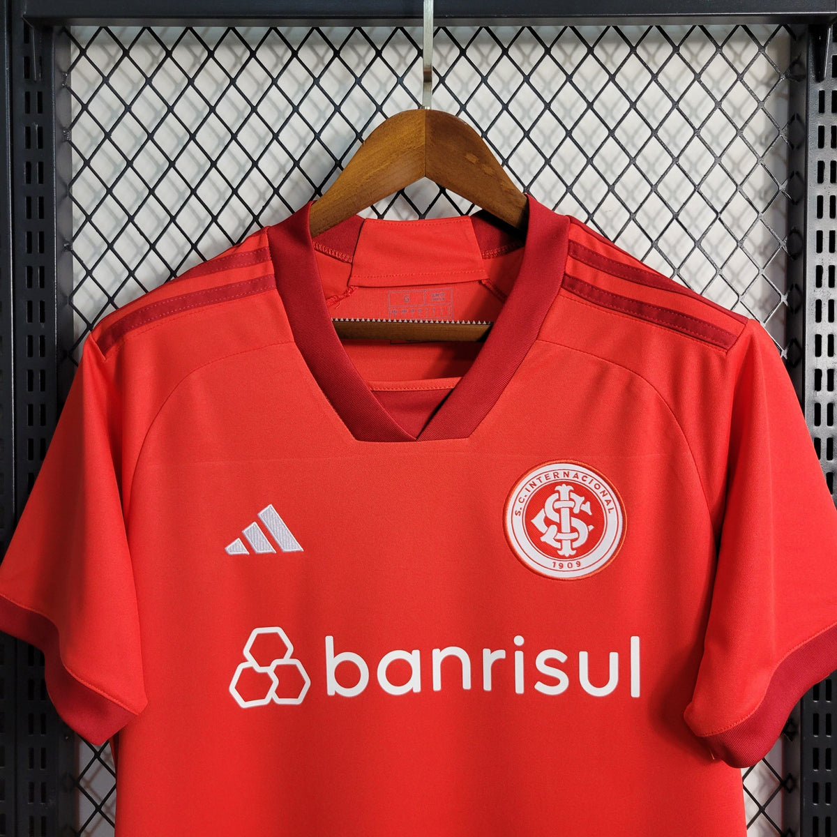 Camisa Internacional Home 2023/24 - Adidas Torcedor Masculina - Vermelha