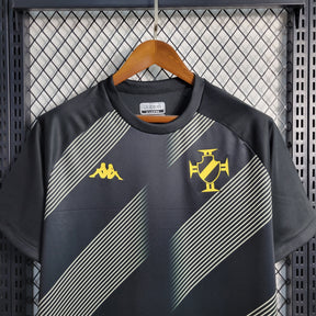 Camisa Vasco da Gama 2023/24 - Kappa Torcedor Masculina - Preta/Cinza