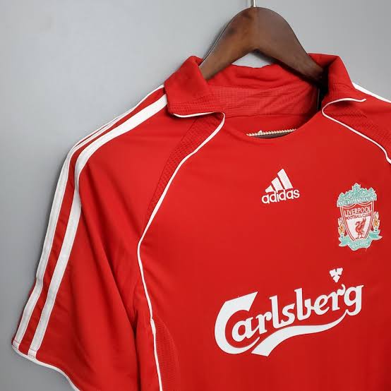 Camisa Liverpool Home 2006/07 - Adidas Retrô Masculina - Vermelha