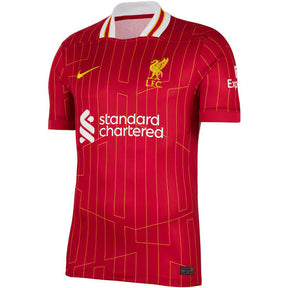 Camisa Liverpool  Home 2024/25 - Nike Torcedor Masculina - Vermelha/Amarela