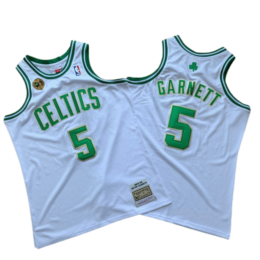 Regata Classica Mitchell & Ness Boston Celtics "Garnett" N° 5 - Center Esportes Store