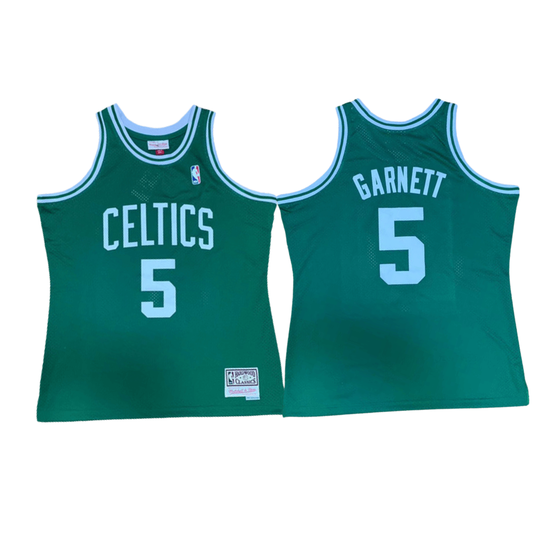 Regata Classica Mitchell & Ness Boston Celtics "Garnett" N° 5 - Center Esportes Store