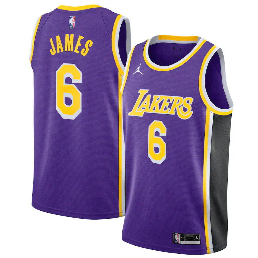 Regata Nike Swingman Los Angeles Lakers "James" N° 6 - Center Esportes Store