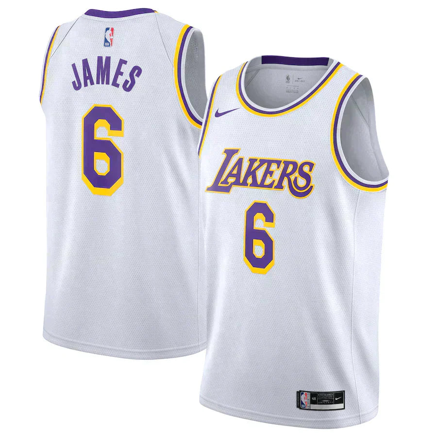 Regata Nike Swingman Los Angeles Lakers "James" N° 6 - Center Esportes Store