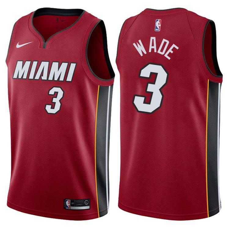 Regata Nike Swingman Miami Heat "Wade" N°3 - Center Esportes Store