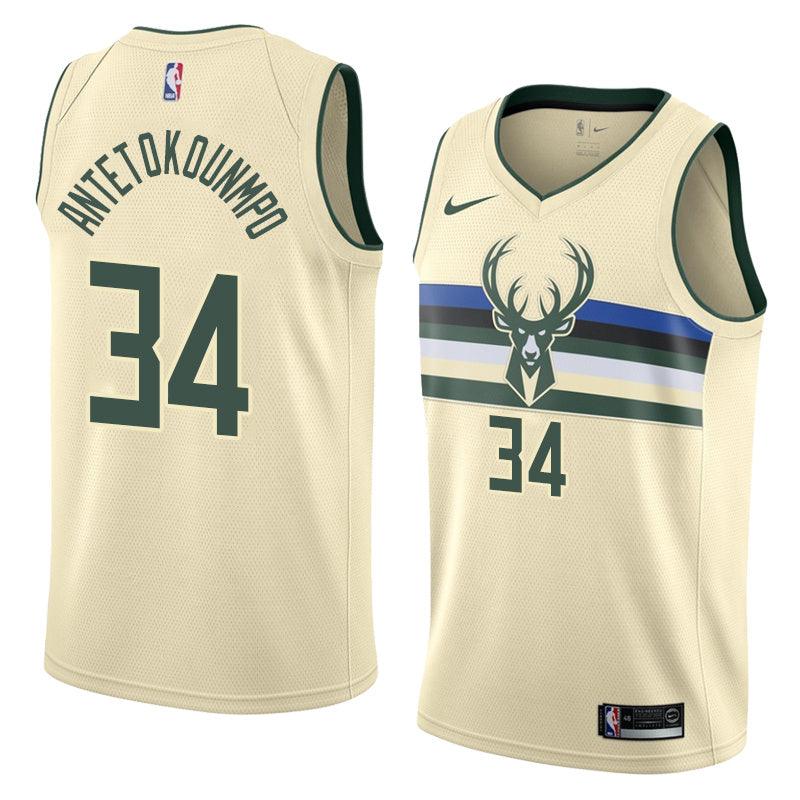 Regata Nike Swingman Milwaukee Bucks "Antetokounmpo" N° 34 - Center Esportes Store