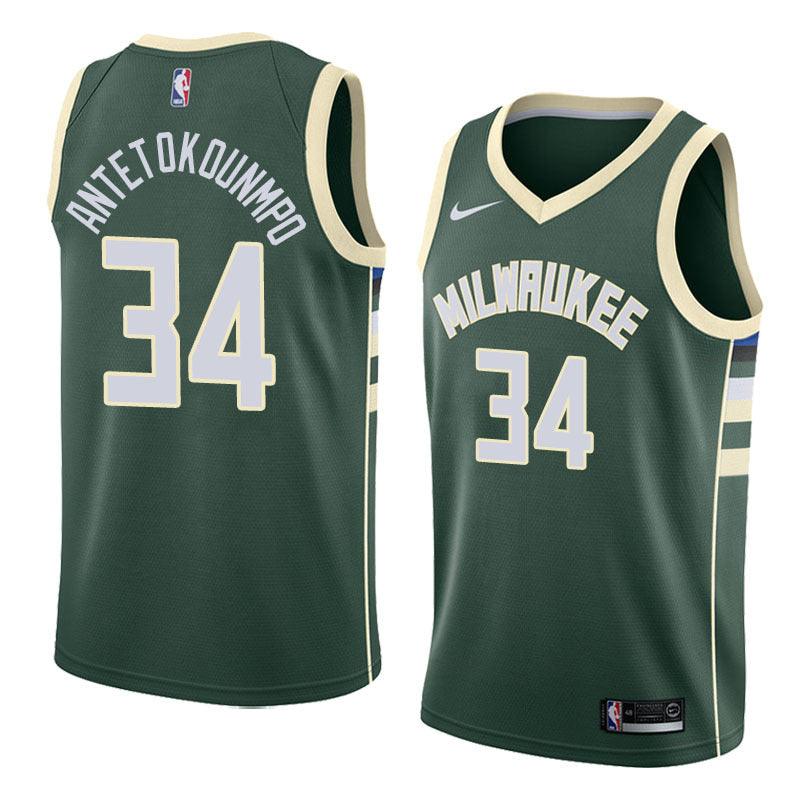 Regata Nike Swingman Milwaukee Bucks "Antetokounmpo" N° 34 - Center Esportes Store