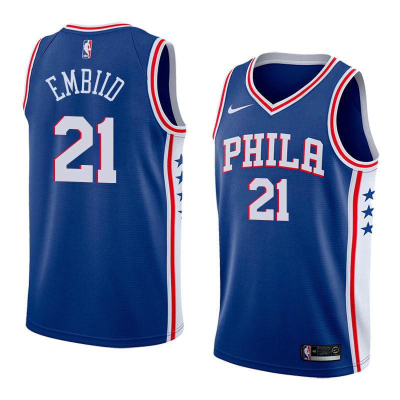 Regata Nike Swingman Phiadelphia 76ers "Embiid" N° 21 - Center Esportes Store