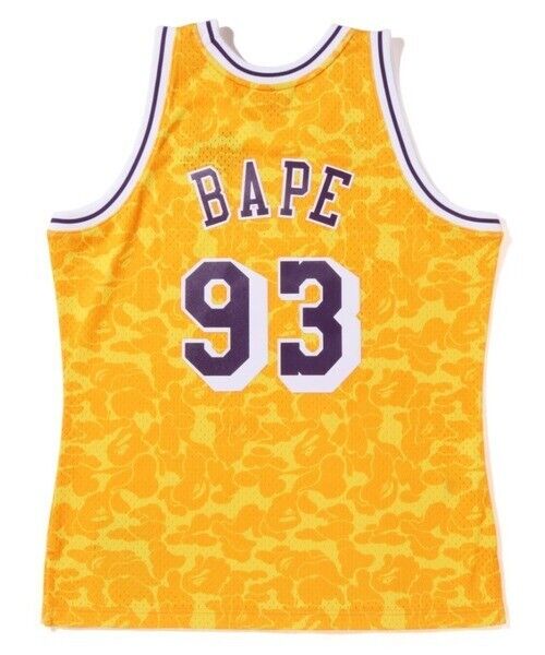 Regata Classica Mitchell & Ness X BAPE Los Angeles Lakers