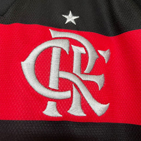 Camisa Flamengo Home 2024/25 - Adidas Torcedor Feminina - Vermelha/Preta